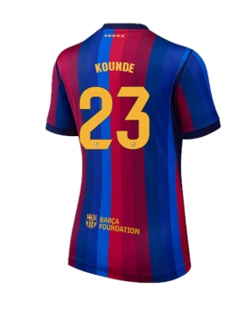 Barcelona Jules Kounde #23 Maglia Gara Casa Repliche 2026-27 Donna Maniche Corte Barcelona Jules Kounde #23 Maglia Gara Casa Repliche 2026-27 Donna Maniche Corte